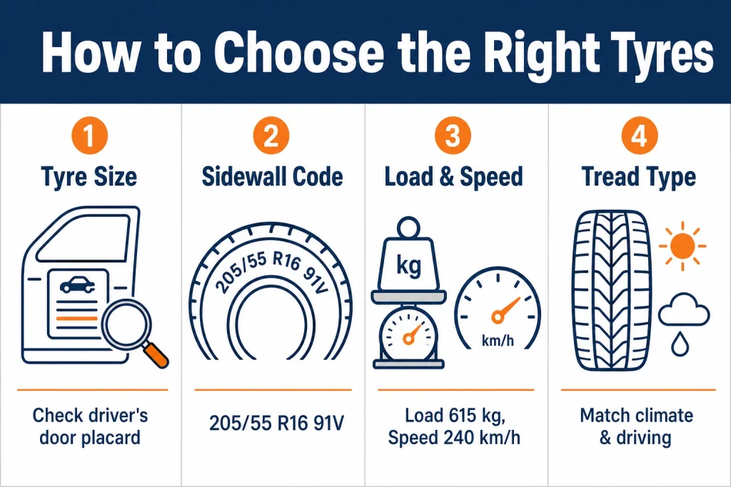 how to choose the right tyres for your car in australia